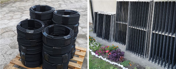 Dạng lắp đặt của ống phân phối khí siêu mịn bubble tech