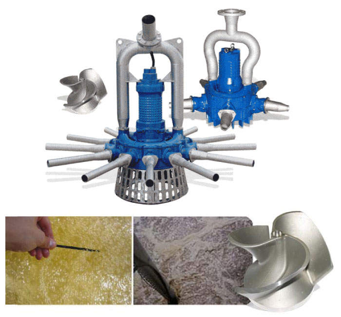 Máy sục khí chìm Faggiolati OSSI-MIX 3