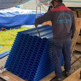 CUNG CẤP & LẮP ĐẶT TẤM LẮNG HEWITECH CHO NHÀ MÁY NƯỚC NHỊ THÀNH -  TÂY NINH