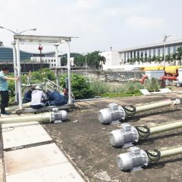 Cung cấp, lắp đặt thiết bị sục khí Fuchs cho hệ thống xử lý nước thải nhà ga quốc tế Tân Sơn Nhất